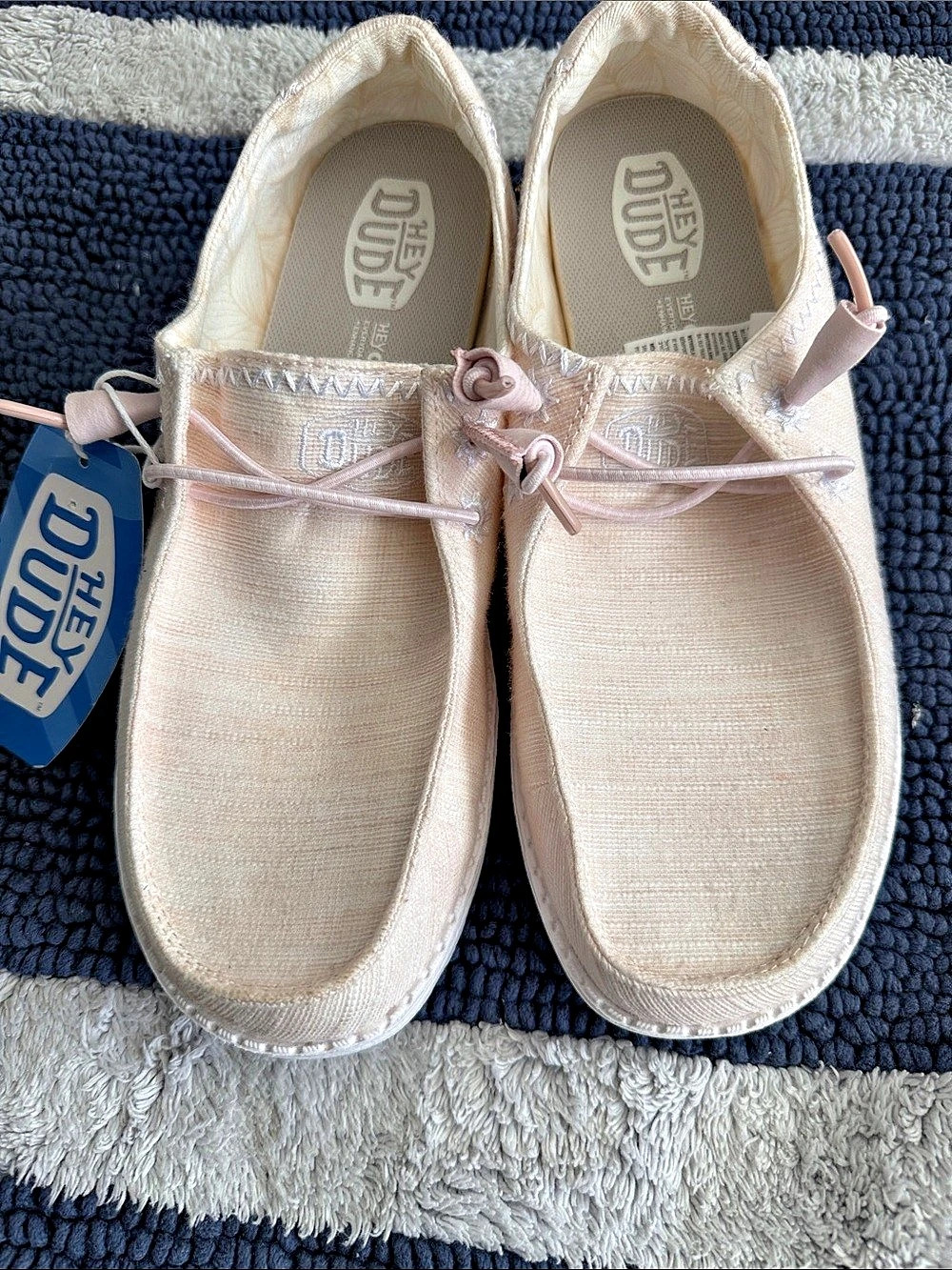 Hey Dude Wendy Star Sneakers Pink US 7 NWT